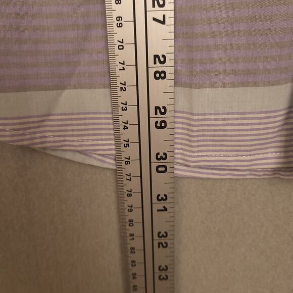 Levi's Men's Button-Up Shirt XL Short Sleeve Striped Casual Purple NWT - Picture 7 of 7